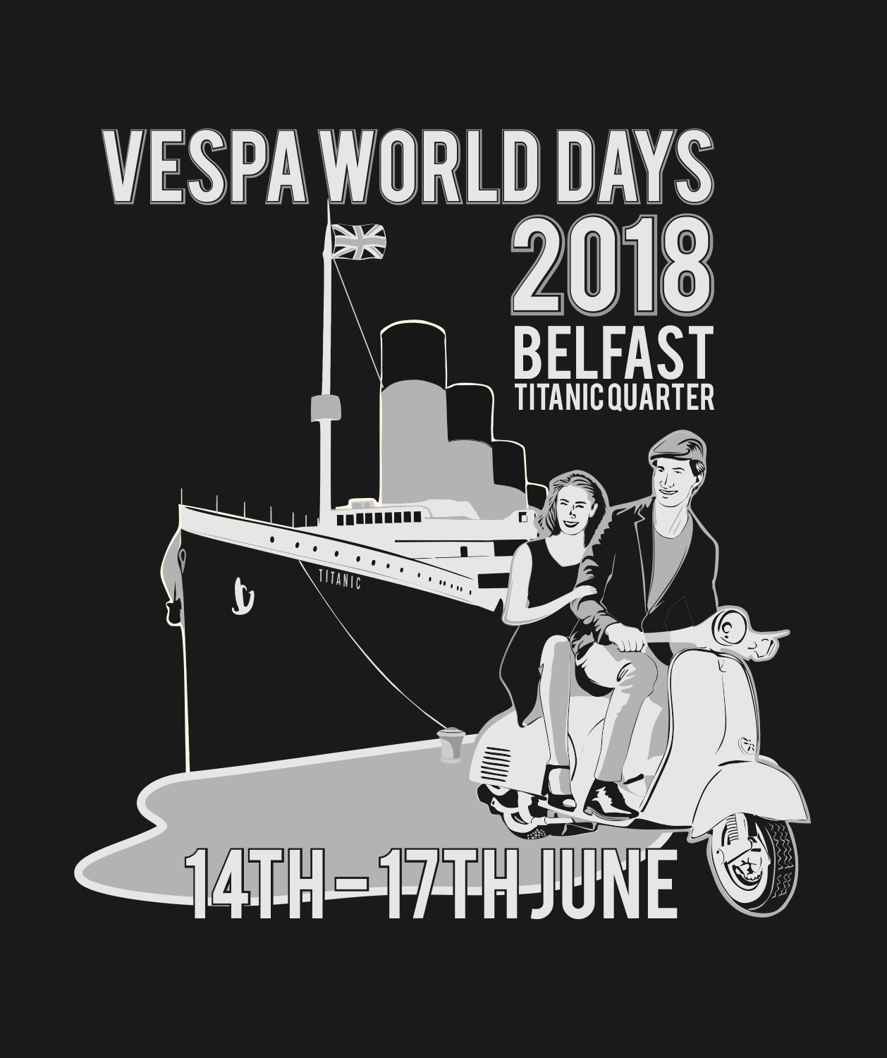 T-Shirt-Design von takackrist für The Vespa Club of Britain | Design #17117570