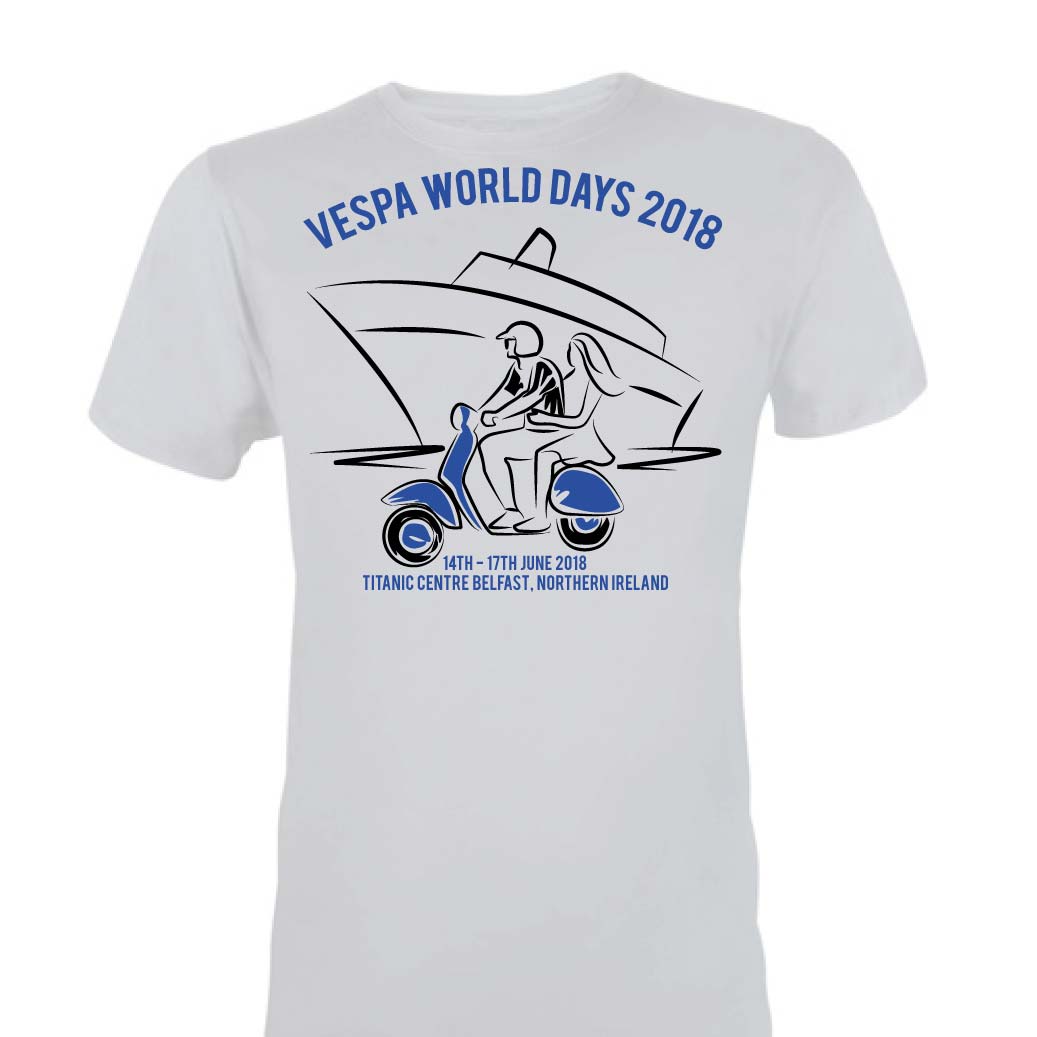 Diseño de Camiseta por 75-R-P-Z para The Vespa Club of Britain | Diseño #17178491