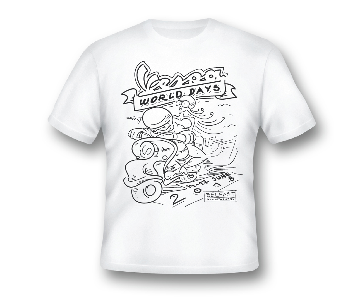 T-Shirt-Design von Dem Morph für The Vespa Club of Britain | Design #17063227
