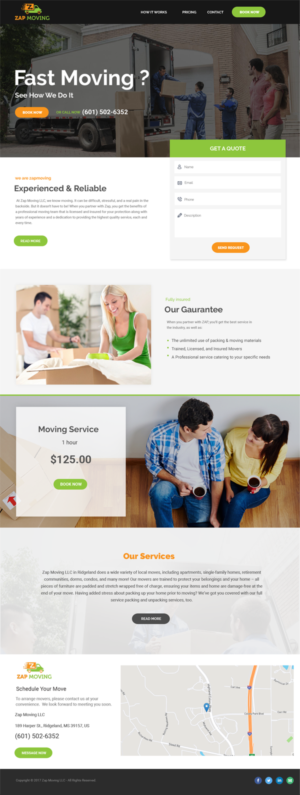 zapmovingcompany.com | Diseño Web por designerkochi