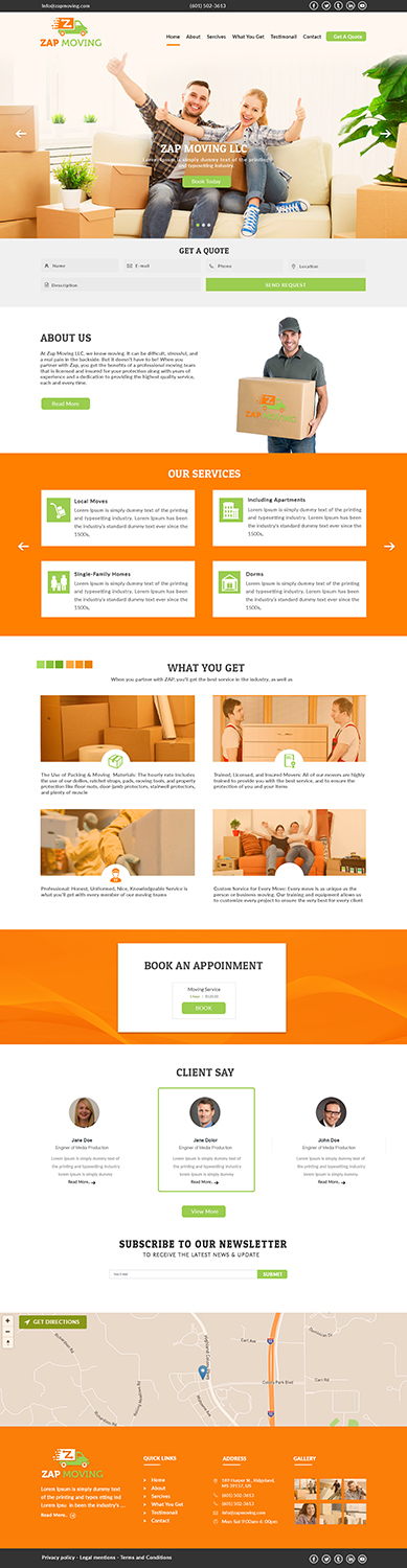 Web Design par bdesigner9 pour The Barbour Group LLC | Design #16700963