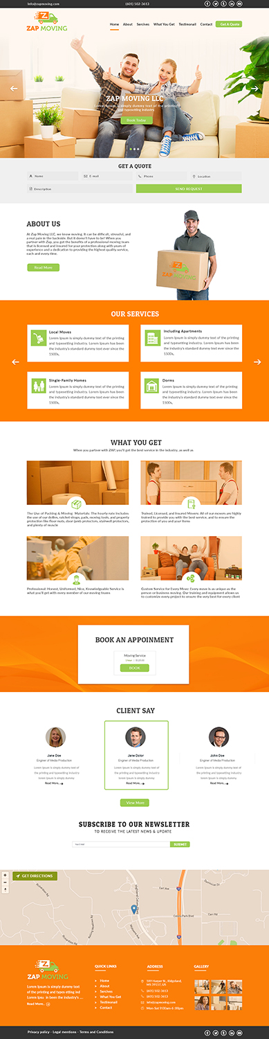 Web Design by bdesigner9 for The Barbour Group LLC | Design #16701119