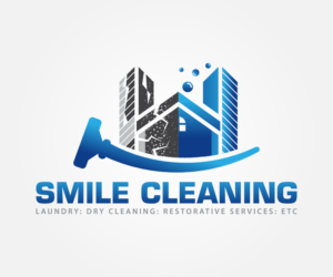 Smile Cleaning: Laundry: Dry Cleaning: Restorative services: Etc | Diseño de Logo por sangeloenriquez