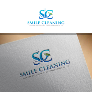 Smile Cleaning: Laundry: Dry Cleaning: Restorative services: Etc | Diseño de Logo por sushsharma99