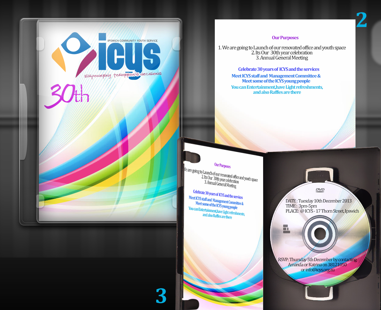Invitation Design by tharinducs for ICYS Ipswich Community Youth Service Inc. | Design #2668223