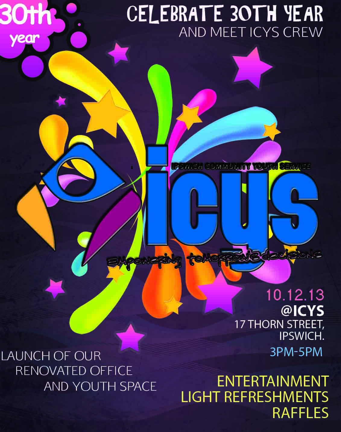 Invitation Design by tharinducs for ICYS Ipswich Community Youth Service Inc. | Design #2672754