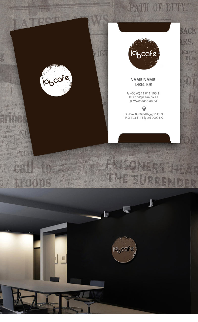 Diseño de Logo por zebronicgraphic para LAB CAFE | Diseño #16697713