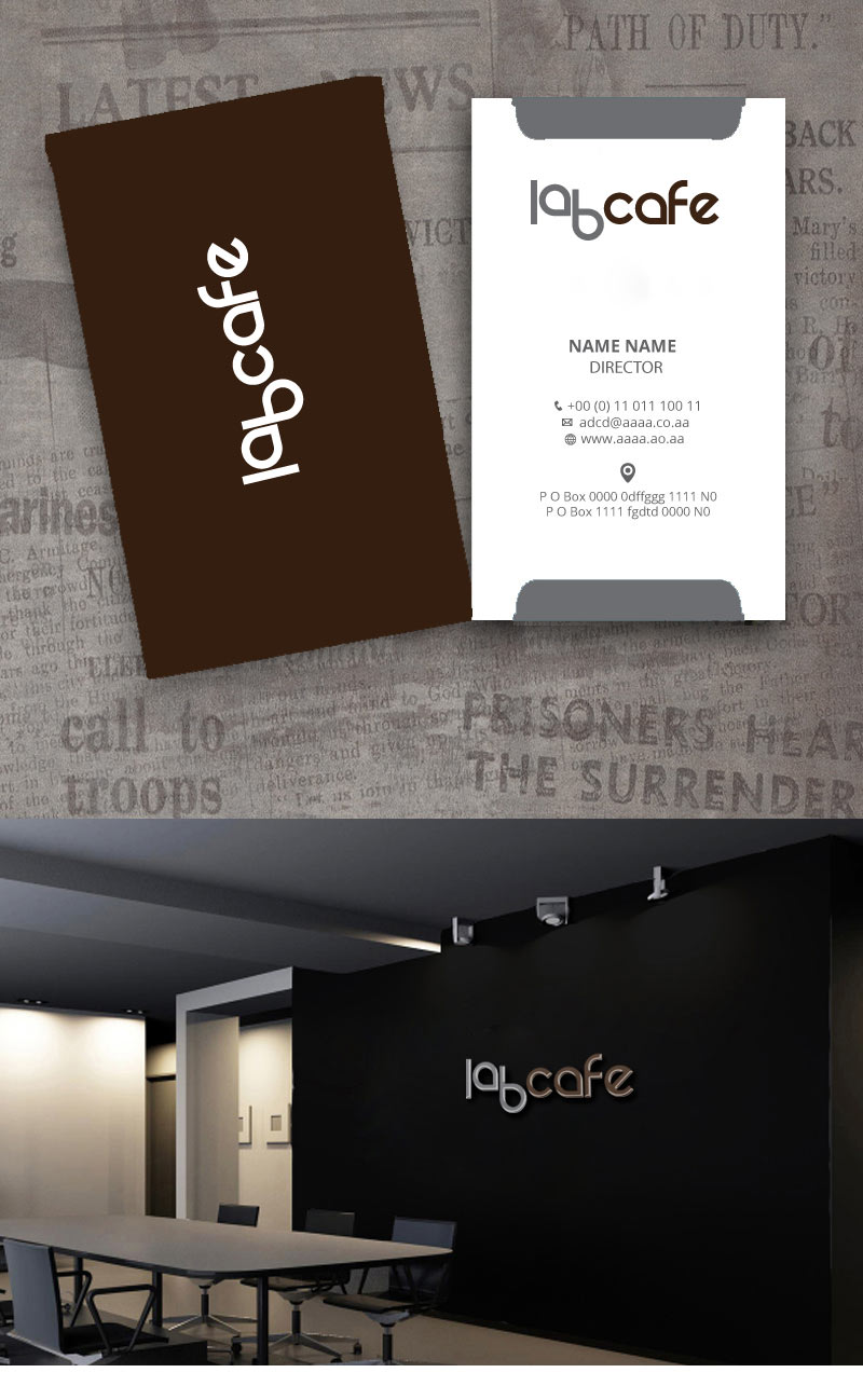 Diseño de Logo por zebronicgraphic para LAB CAFE | Diseño #16697714