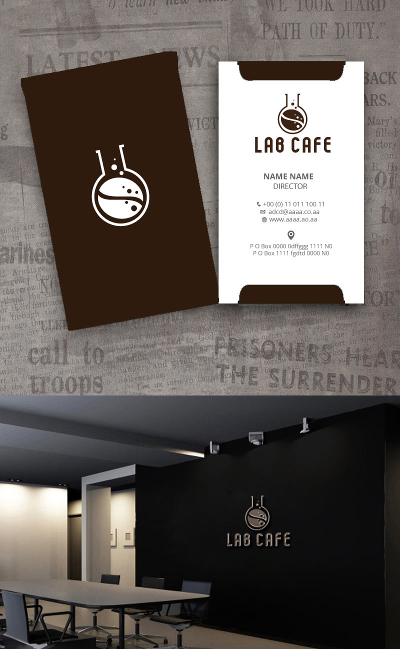 Design de Logo par zebronicgraphic pour LAB CAFE | Design #16698081