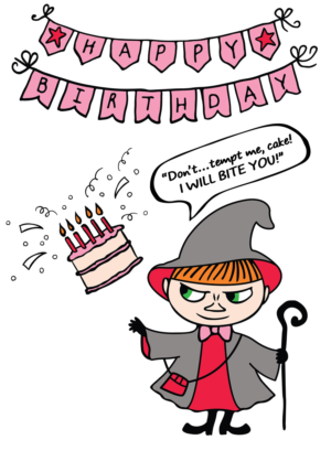 Gandalf plus Little My Moomin Illustration | Diseño Con Ilustración por RoundYellow