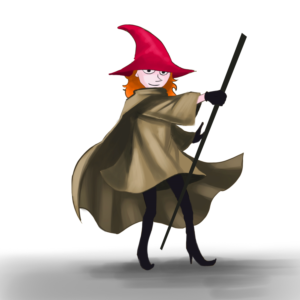 Gandalf plus Little My Moomin Illustration | Diseño Con Ilustración por Pudja Pratama Sakti