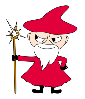 Gandalf plus Little My Moomin Illustration | Design Illustration par Abiyoso28