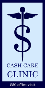 Logo Design by Connie Hagel Design for cash care clinic | Design: #42368