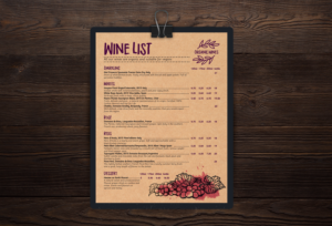 Design de Menu par Iwana Ioana pour Hundred Monkeys | Design : #16714879
