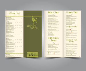 Design de Menu par Cut and Glue pour Hundred Monkeys | Design : #16729543