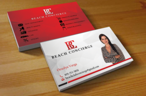 Business Card Design by Hardcore Design for Beach Concierge  | Design #16724560