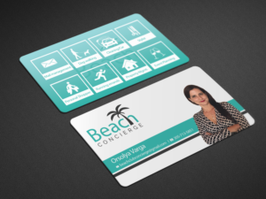Business Card Design by Riz' for Beach Concierge  | Design #16723126