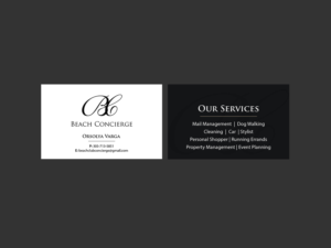 Visitenkarten-Design von Creations Box 2015 für Beach Concierge  | Design: #16729549