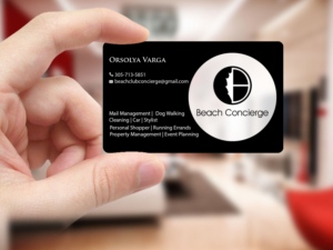 Visitenkarten-Design von Creations Box 2015 für Beach Concierge  | Design: #16729550