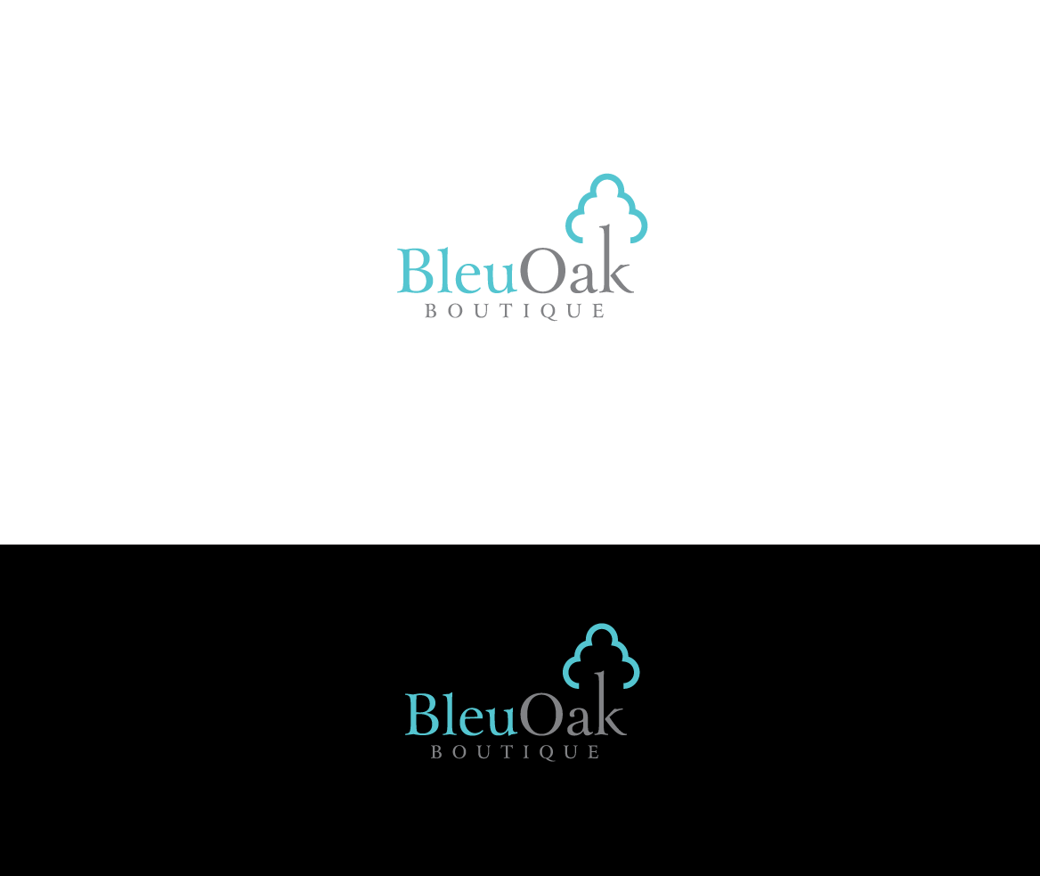 Logo Design by bijuak for Bleu Oak Boutique | Design #16697307