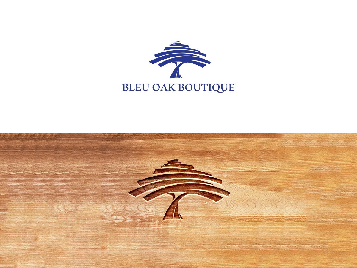 Logo Design by benito for Bleu Oak Boutique | Design #16694812