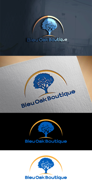 Logo-Design von king solangi für Bleu Oak Boutique | Design: #16691128