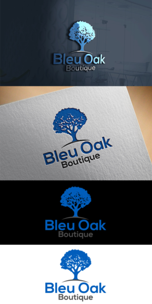 Logo-Design von king solangi für Bleu Oak Boutique | Design: #16691132