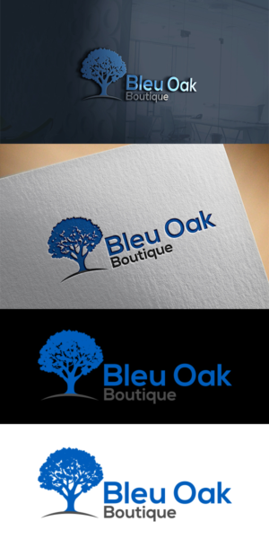 Logo-Design von king solangi für Bleu Oak Boutique | Design: #16691133