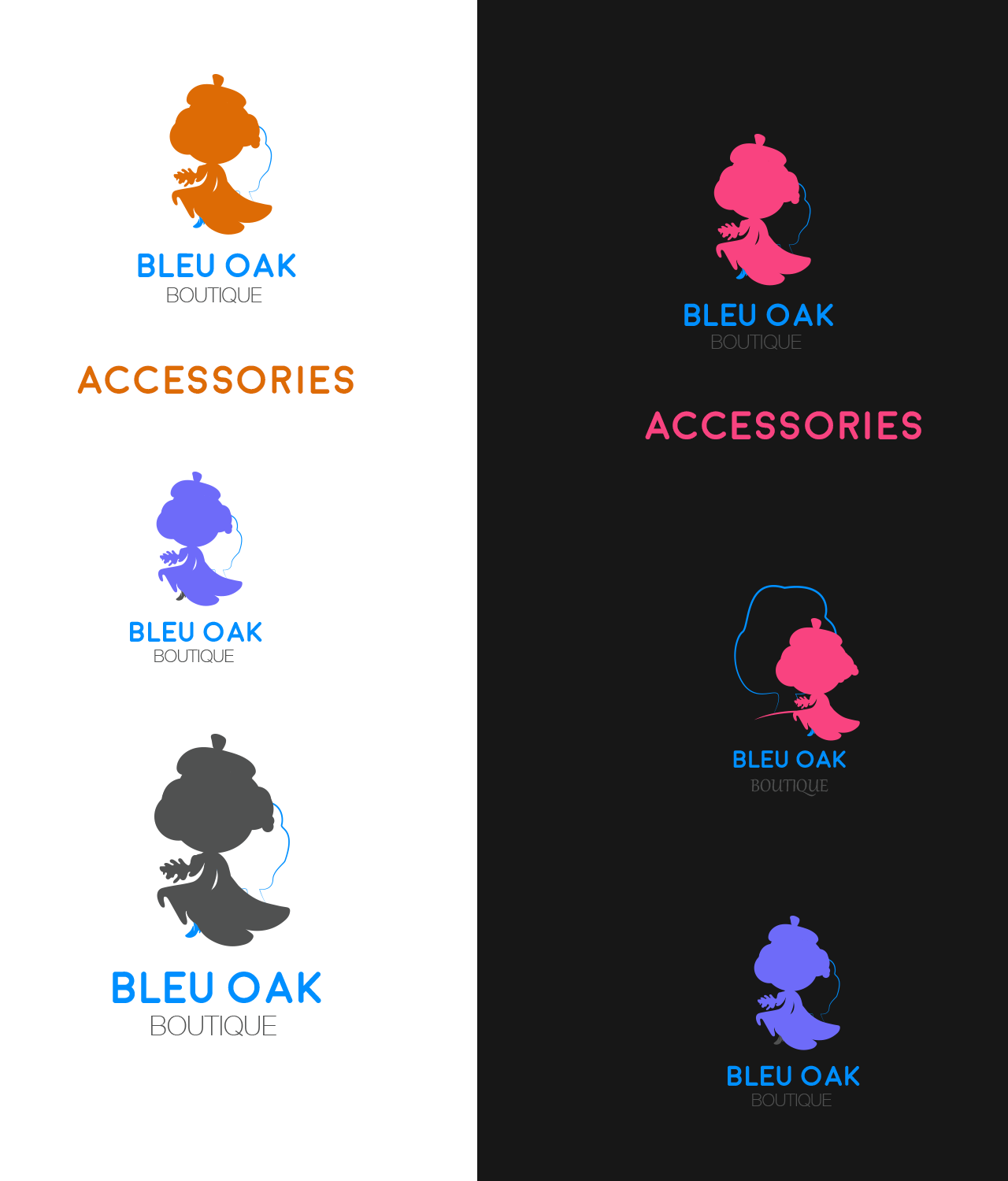 Logo Design by lebediucvictor for Bleu Oak Boutique | Design #16714171