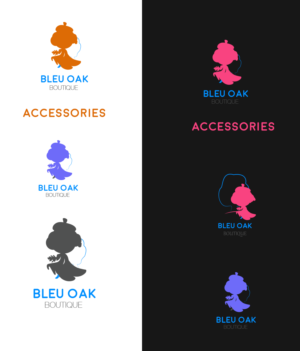 Logo Design by lebediucvictor for Bleu Oak Boutique | Design: #16714171