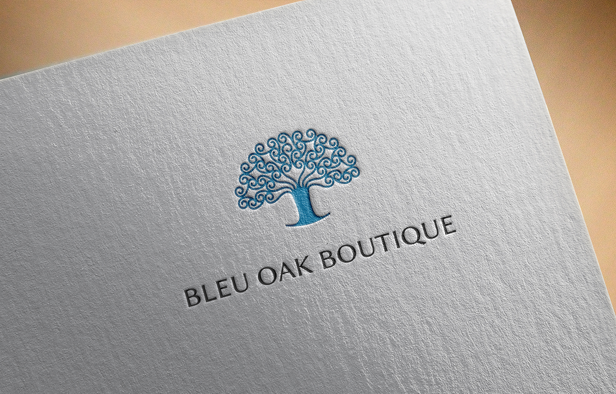 Logo Design by ace_art™ for Bleu Oak Boutique | Design #16705937