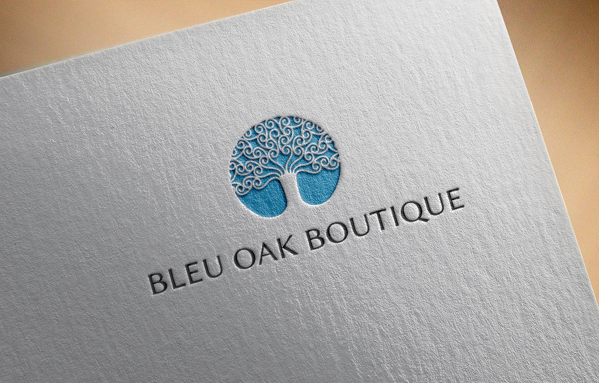 Logo Design by ace_art™ for Bleu Oak Boutique | Design #16705938