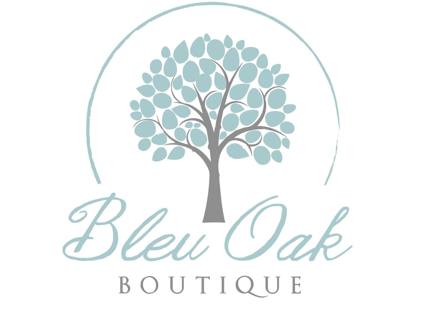 Logo Design by TracyInspires for Bleu Oak Boutique | Design #16717403