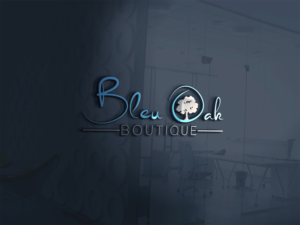 Logo Design by Alhamduliallah for Bleu Oak Boutique | Design: #16706425