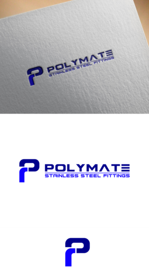 Polymate, Stainless Steel Fittings | Logo Design by fatiyadesign