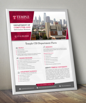 Flyer Design by debdesign for Temple University | Design: #16704881