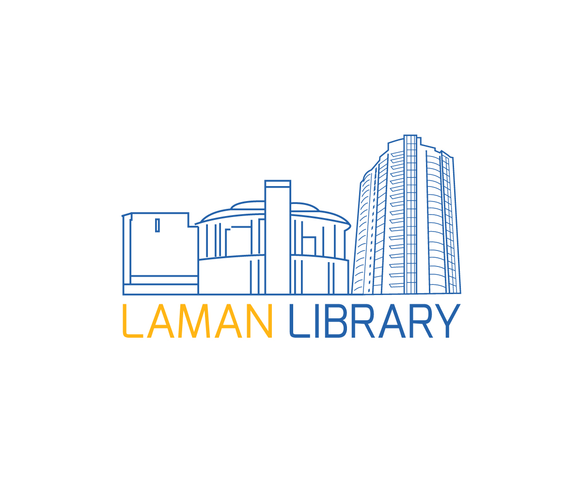 Modern, Elegant, Library Logo Design for Laman Library or playing off