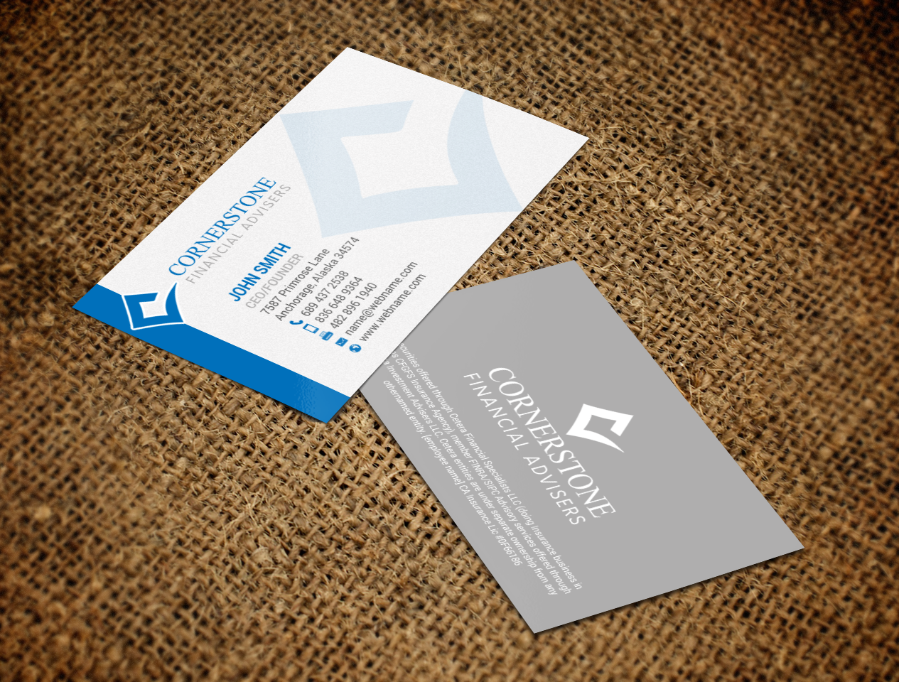Business Card Design by chandrayaan.creative for this project | Design #16696277