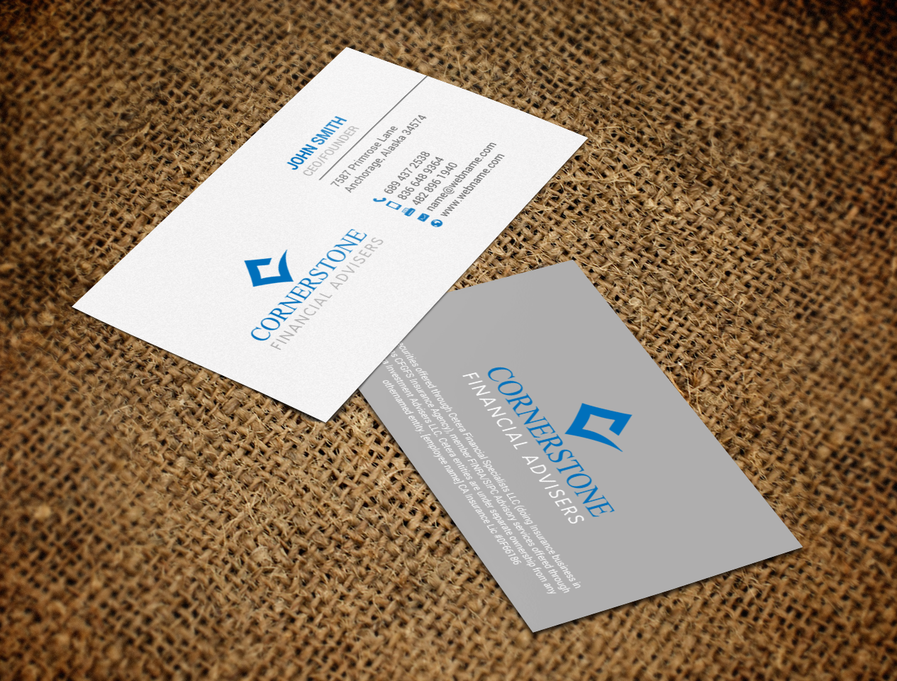 Business Card Design by chandrayaan.creative for this project | Design: #16696281