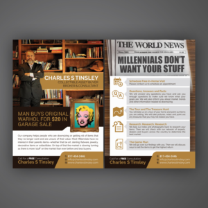 Flyer Design by Mariyam Khan for Charles S Tinsley  | Design: #16692813