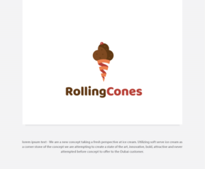 Rolling Cones | Logo Design by somani