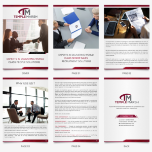 Broschüren-Design von SD WEBCREATION für Elliot Marsh Headhunting Partners | Design #16730536