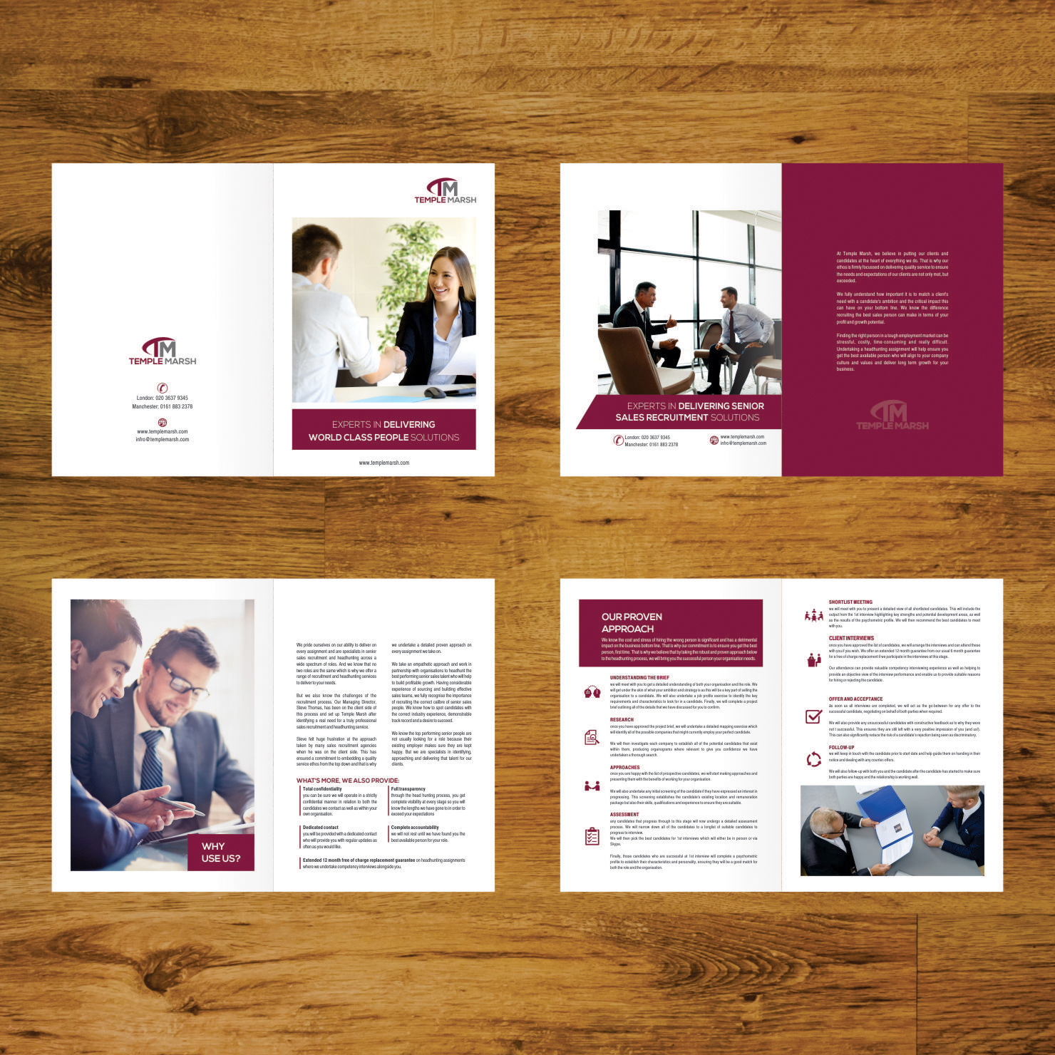 Broschüren-Design von DIGIPIX für Elliot Marsh Headhunting Partners | Design #16735338