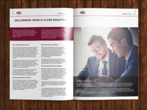 Broschüren-Design von pinterferenc86 für Elliot Marsh Headhunting Partners | Design: #16722661