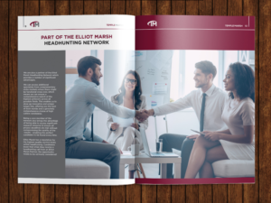Broschüren-Design von pinterferenc86 für Elliot Marsh Headhunting Partners | Design: #16722669