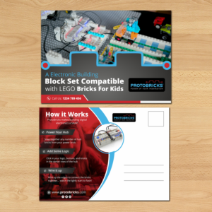 Postcard Design by ecorokerz for Broms Technologies, LLC | Design #16694642