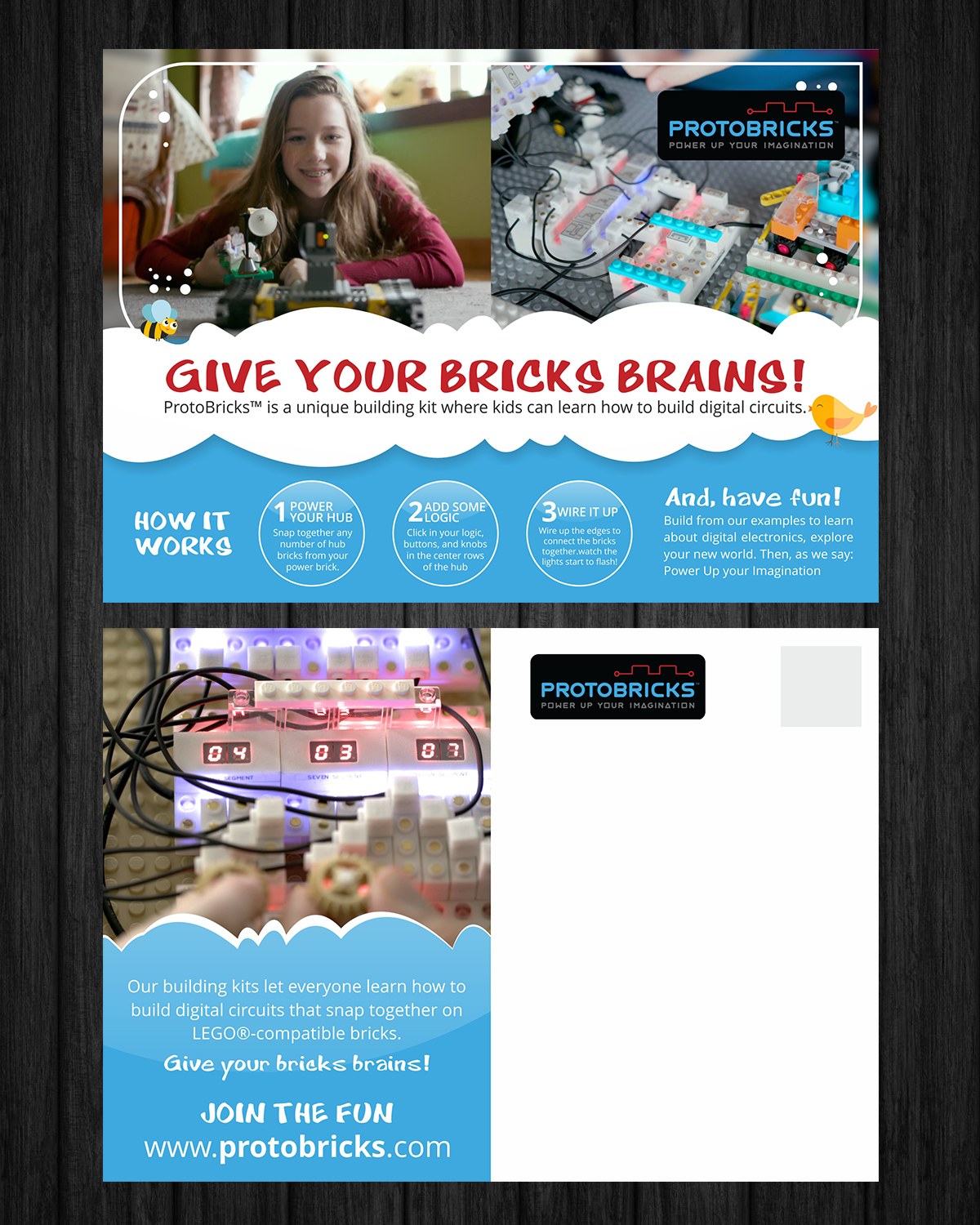 Postcard Design by ecorokerz for Broms Technologies, LLC | Design #16695576