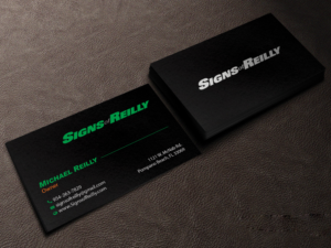 Diseño de Tarjeta de Presentación por Creations Box 2015 para Signs of Reilly | Diseño: #16714951