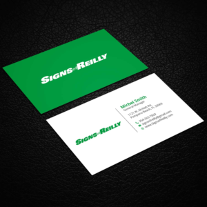 Business Card Design by Right_D for Signs of Reilly | Design: #16690571