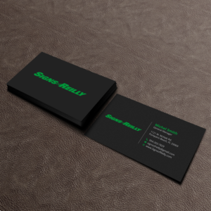 Business Card Design by Right_D for Signs of Reilly | Design: #16690574
